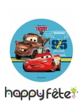 Disque Cars 3 de 14,5 cm en azyme, image 2