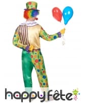 Déguisement coloré à motifs de clown, image 2