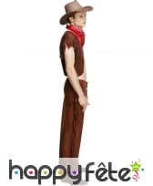 Déguisement cow boy marron, image 2