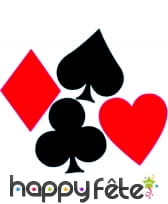 Décor carte de poker