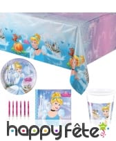 Décoration Cendrillon d'anniversaire