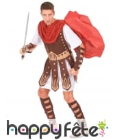 Déguisement cuirasse de soldat romain marron, image 1