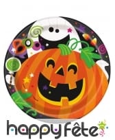 Décos citrouille et chat pour table de Halloween, image 1