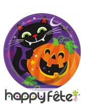 Décos citrouille et chat pour table de Halloween, image 4