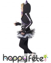 Déguisement chat fille squelette, image 2