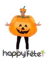 Déguisement citrouille gonflable adulte, image 2