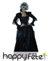 Déguisement comtesse gothique motifs araignée