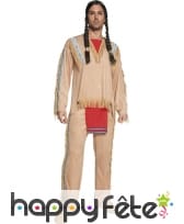 Costume de chef indien beige, image 3