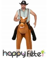 Déguisement carry me à dos de cheval pour adulte, image 1