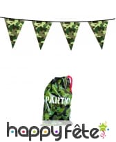 Décorations camouflage pour anniversaire