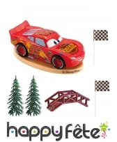 Décorations Cars pour gâteau, 8 cm