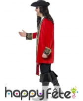 Déguisement capitaine pirate rouge grande taille, image 2