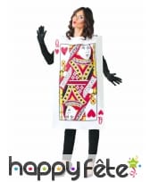 Déguisement carte reine de coeur, image 1