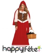 Déguisement chaperon rouge grande taille