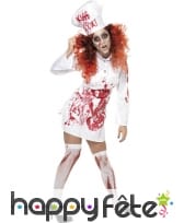 Déguisement chef restaurant ensanglantée sexy