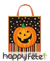 Décos citrouille souriante pour table de Halloween, image 2