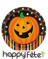 Décos citrouille souriante pour table de Halloween, image 4