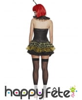 Déguisement clown sexy à damier pour femme, image 3