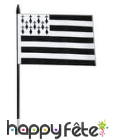 Drapeau de 120x180cm monté sur hampe en bois, image 2