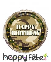 Déco d'anniversaire imprimé militaire, image 2