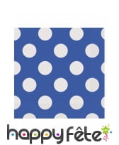 Décoration d'anniversaire bleue à pois blancs, image 6