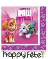 Décoration d'anniversaire rose Pat Patrouille, image 1
