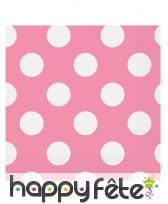 Décos d'anniversaire rose à pois blancs, image 5