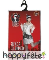 Déguisement danseuse années 20 blanc, image 1