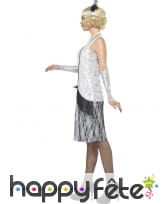 Déguisement danseuse années 20 blanc, image 3