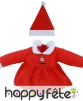 Déguisement de bébé fille de Noël, image 1