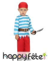 Déguisement de bébé moussaillon pirate