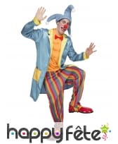 D&eacute;guisement de clown bouffon pour adulte