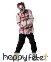 Déguisement de clown fou en camisole