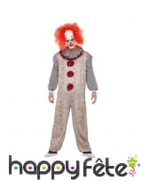 Déguisement de clown sinistre vintage, image 1