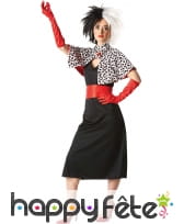 Déguisement de Cruella pour femme adulte