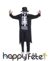Déguisement de dandy squelette pour adulte