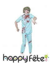 Déguisement de dentiste zombie pour homme