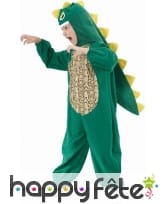 Déguisement de dinosaure vert pour enfant