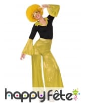 Déguisement doré disco pour femme