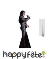 Décor de Elvis en costume de scène noir