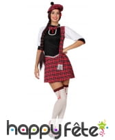Déguisement d'écossaise pour femme