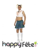 Déguisement d'étudiante sexy pour homme, image 1