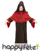 Déguisement de faucheur rouge et noir pour enfant