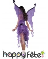 Déguisement de fée papillon violette premium, image 1