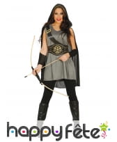 Déguisement de femme archer médiéval