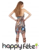 Déguisement de femme sauvage motifs jungle, image 2