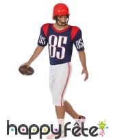 Déguisement de footballeur américain adulte