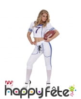 Déguisement de footballeuse américaine