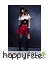 Déguisement de jeune fille pirate sexy, image 3