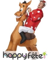 Déguisement de jockey avec cheval